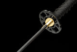 The Kogetsu seiken Handmade Katana Clay Tempered T10 Steel Unokubi-Zukuri
