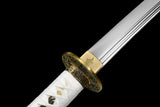 The Janmo no ha Handmade Katana Extra Sharp Double Bo-Hi Spring Steel