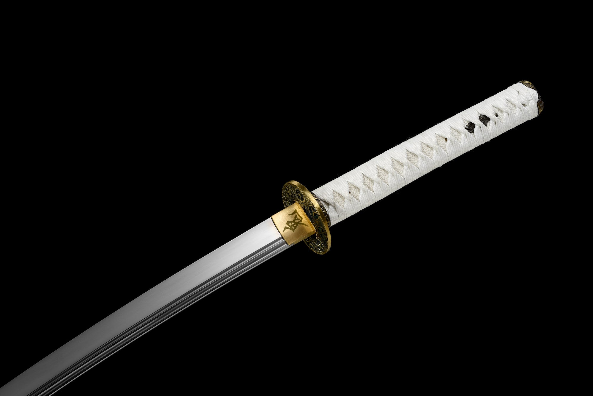 The Janmo no ha Handmade Katana Extra Sharp Double Bo-Hi Spring Steel