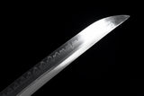 The Saiko Yorru Handmade Katana Clay Tempered T10 Steel Unokubi-Zukuri