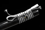 The Saiko Yorru Handmade Katana Clay Tempered T10 Steel Unokubi-Zukuri