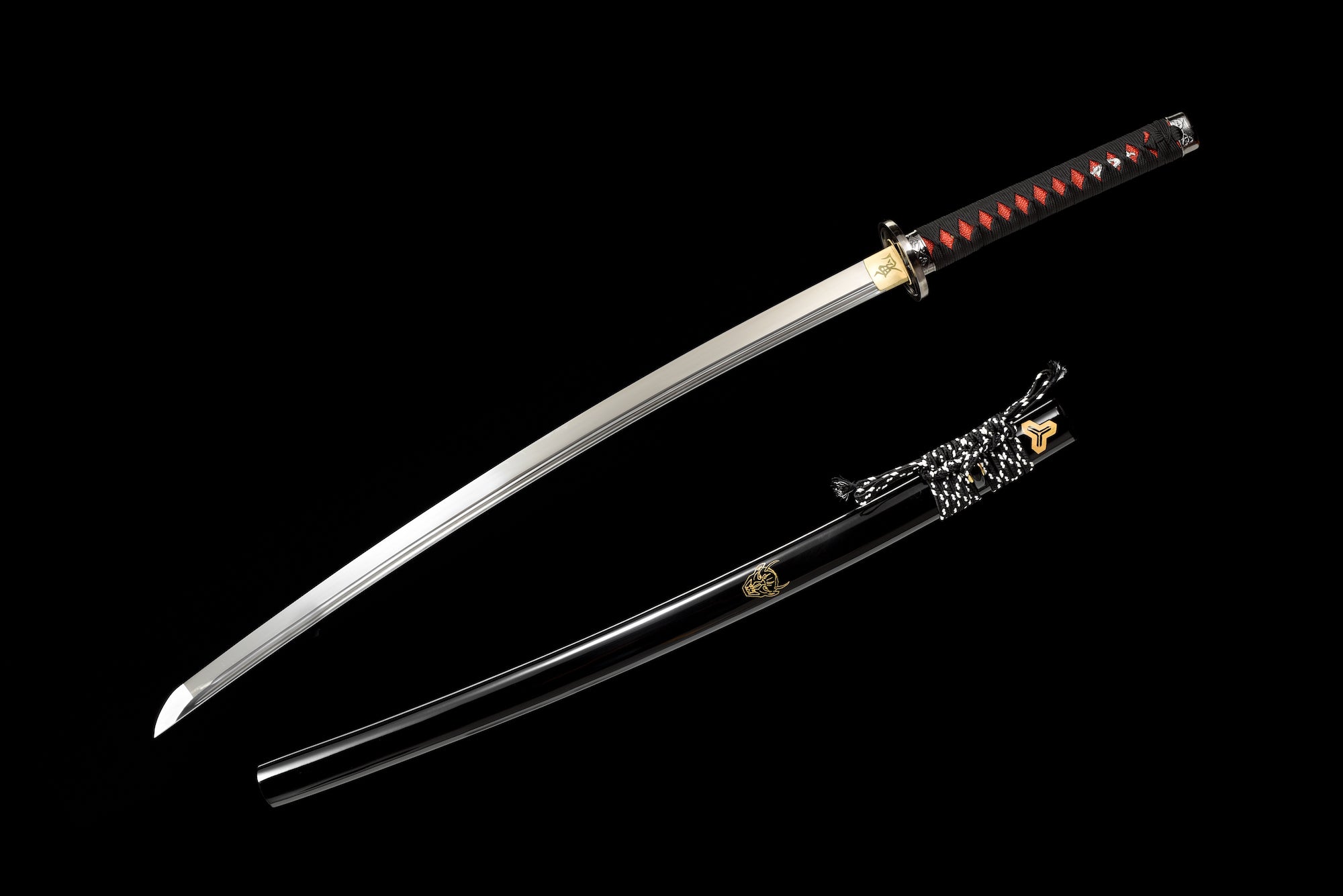 The Pikuburedo Handmade Katana Extra Sharp Double Bo-Hi Spring Steel