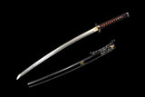 The Pikuburedo Handmade Katana Extra Sharp Double Bo-Hi Spring Steel