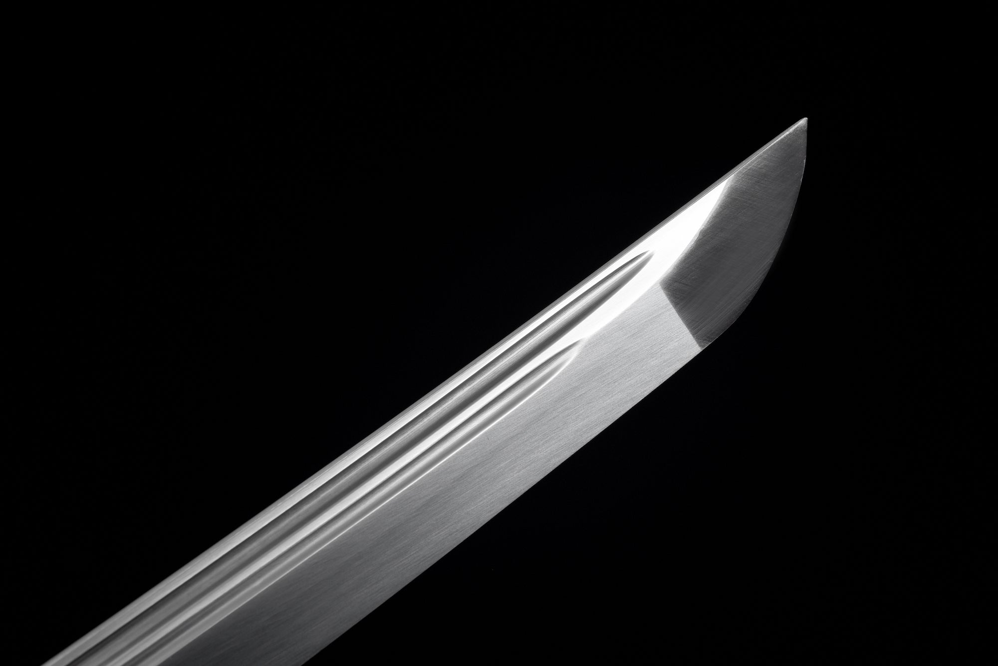 The Pikuburedo Handmade Katana Extra Sharp Double Bo-Hi Spring Steel
