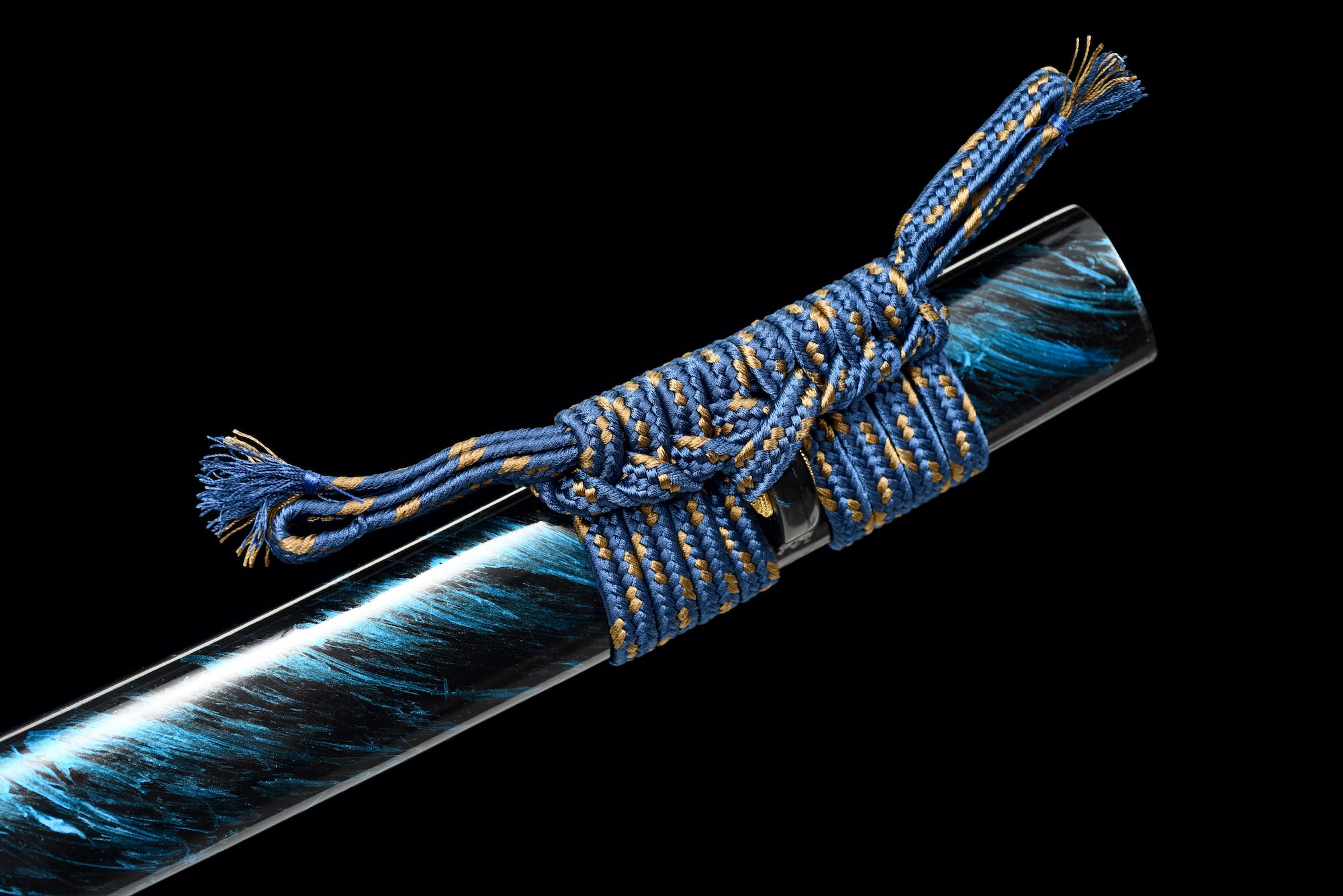 The Maddo Goddo Handmade Katana Extra Sharp Double Bo-Hi Spring Steel