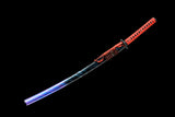 The Goafindo Handmade Katana Clay Tempered T10 Steel Unokubi-Zukuri