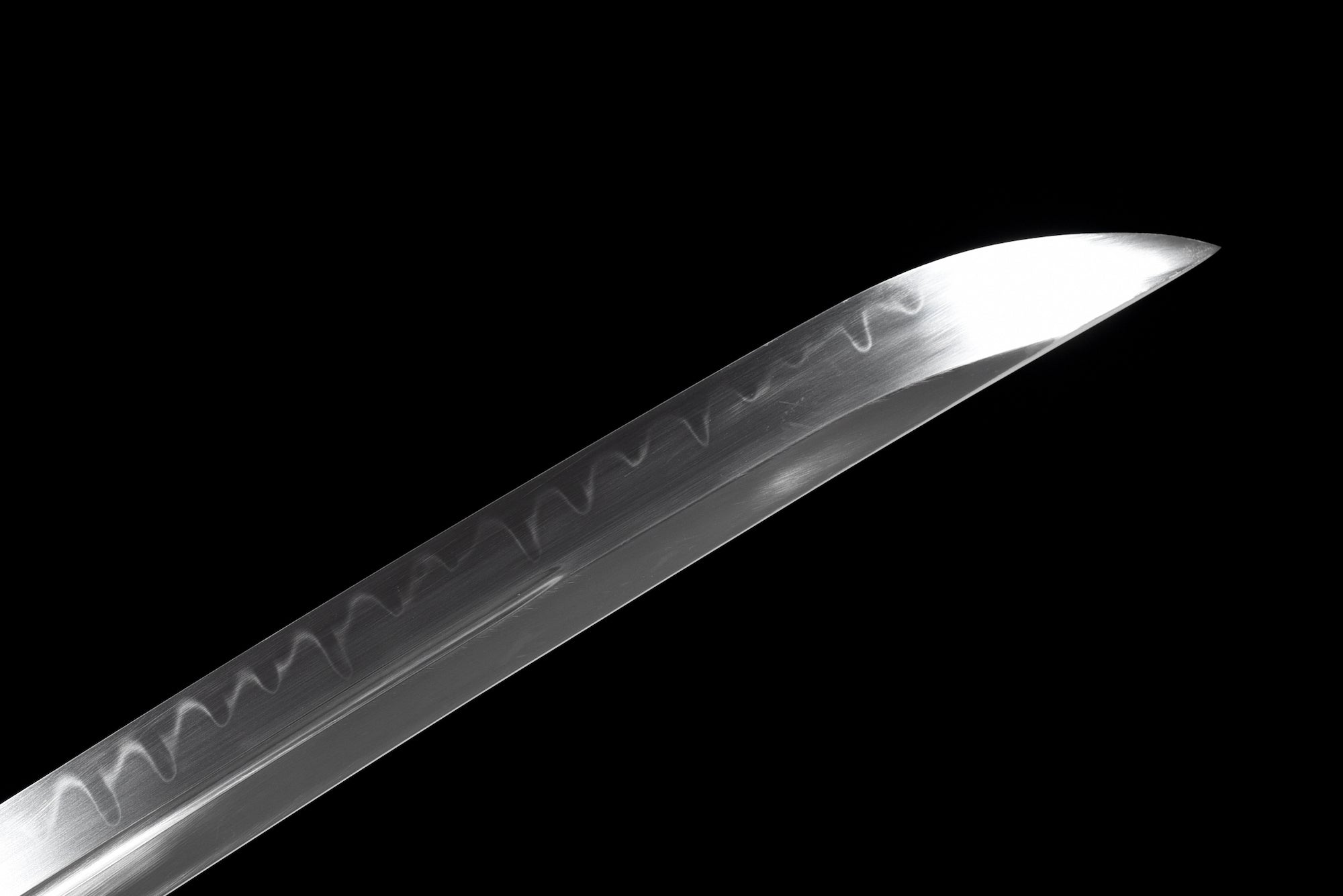 The Goafindo Handmade Katana Clay Tempered T10 Steel Unokubi-Zukuri