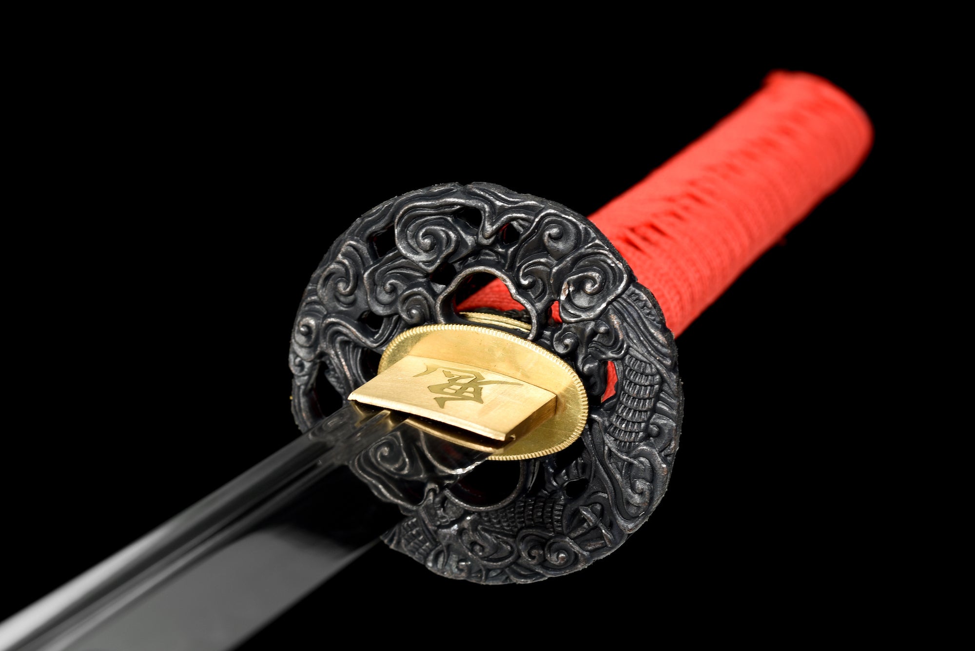 The Goafindo Handmade Katana Clay Tempered T10 Steel Unokubi-Zukuri