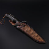 The Darkness Reaper Damascus Steel Fixed Blade