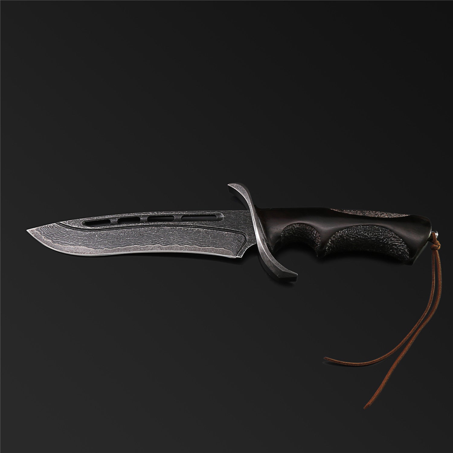 The Darkness Reaper Damascus Steel Fixed Blade