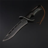 The Darkness Reaper Damascus Steel Fixed Blade
