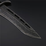 The Darkness Reaper Damascus Steel Fixed Blade