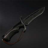 The Darkness Reaper Damascus Steel Fixed Blade