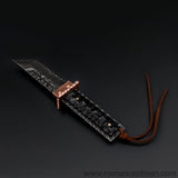 The Prajna Warrior Damascus steel pocket knife-Romance of Men