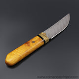 The Roland Warrior Damascus steel fixed blade-Romance of Men