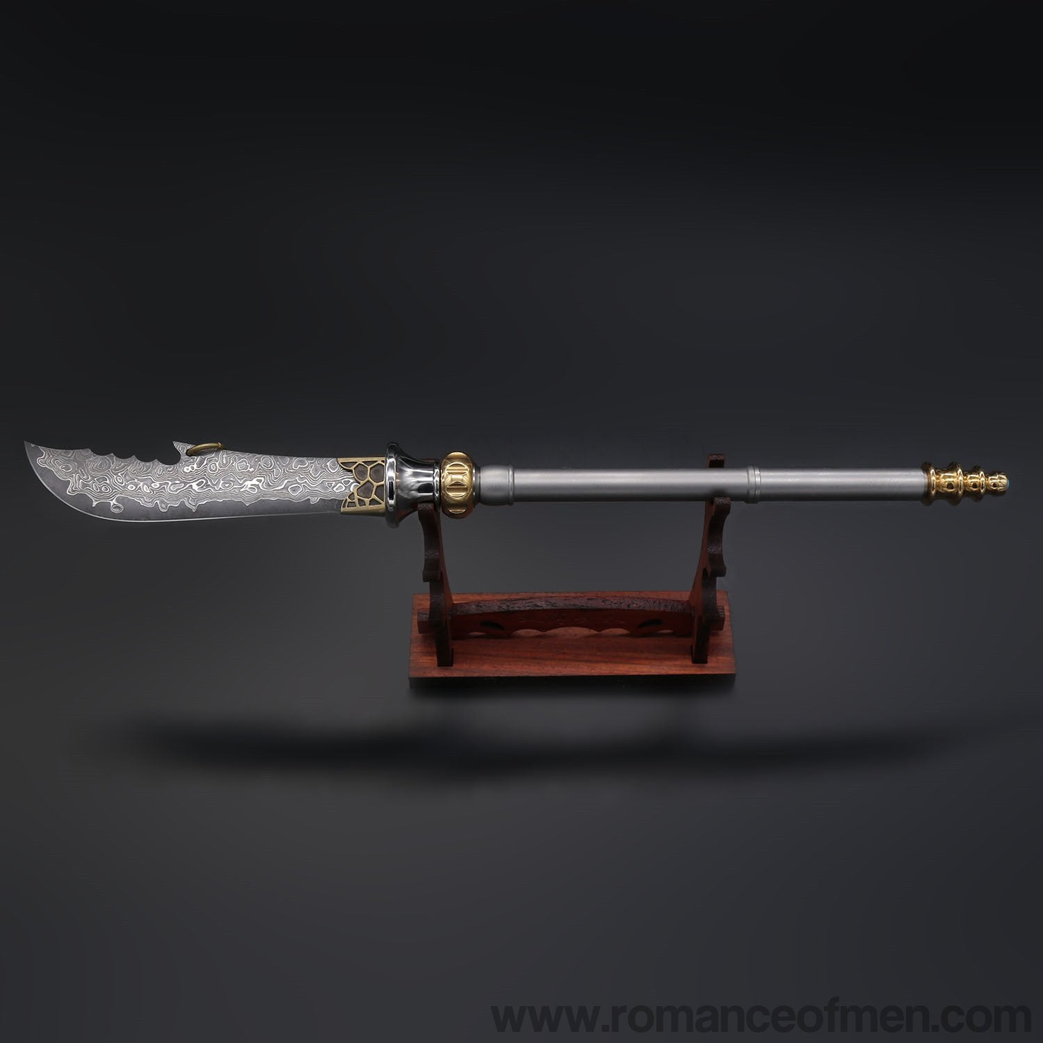 The Crescent Blade Damascus Steel Pocket Knife Upgraded Version-Romance of Men