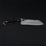 The Soul Hunter Damascus Steel Hunting Knife Fixed Blade-Romance of Men