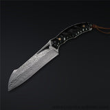 The Soul Hunter Damascus Steel Hunting Knife Fixed Blade-Romance of Men
