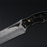 The Soul Hunter Damascus Steel Hunting Knife Fixed Blade-Romance of Men