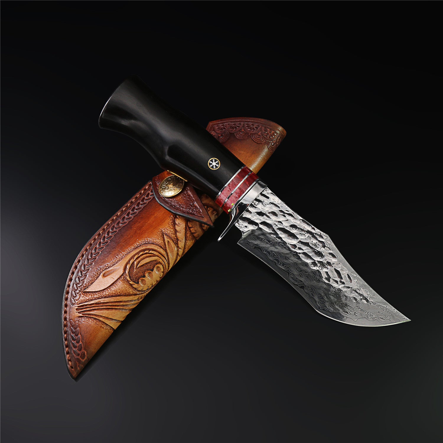 The General Damascus Steel Fixed Blade