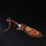 The Warhorse Damascus Steel Fixed Blade