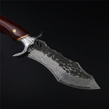 The Warhorse Damascus Steel Fixed Blade
