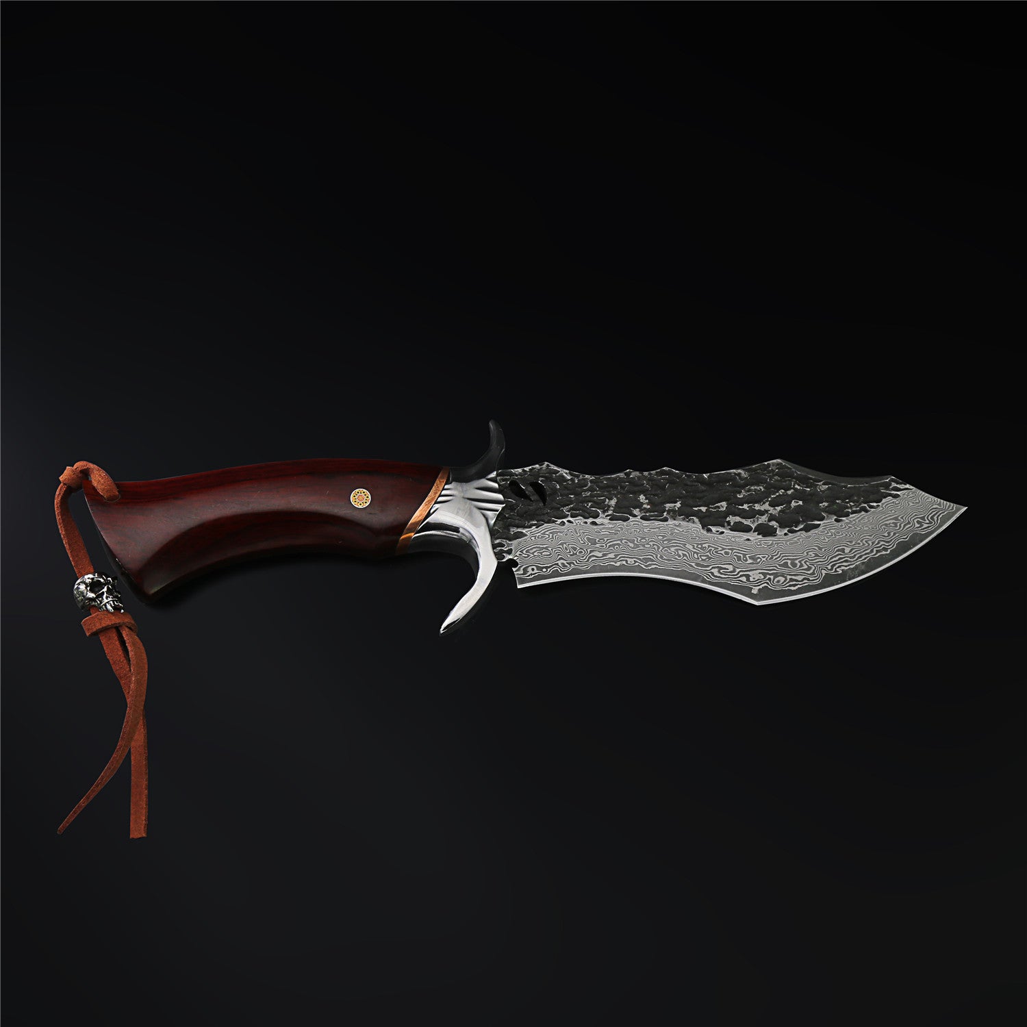 The Warhorse Damascus Steel Fixed Blade