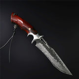 The Pegasus Damascus Steel Fixed Blade