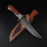 The Craftsman Damascus Steel Fixed Blade