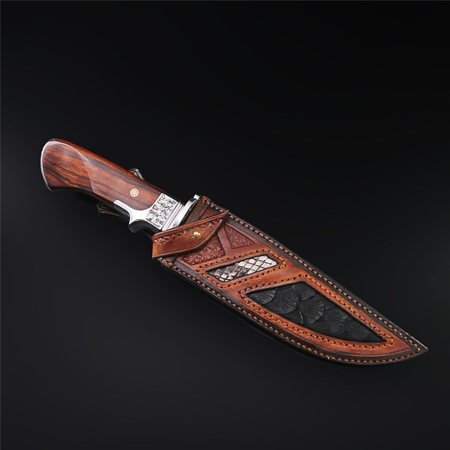 The Craftsman Damascus Steel Fixed Blade