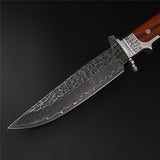The Craftsman Damascus Steel Fixed Blade