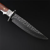 The Craftsman Damascus Steel Fixed Blade