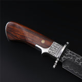 The Craftsman Damascus Steel Fixed Blade