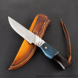 The finch damascus fixed blade knife 24CM-Romance of Men