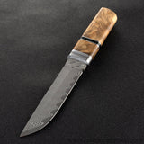 The yoshioka warrior damacus fixed blade knife
