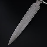 The Cross Damascus Steel Fixed Blade