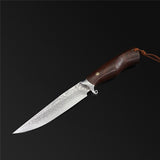 The Conqueror Damascus Steel Fixed Blade
