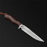 The Conqueror Damascus Steel Fixed Blade