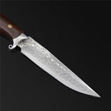 The Conqueror Damascus Steel Fixed Blade