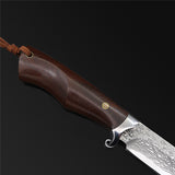 The Conqueror Damascus Steel Fixed Blade