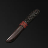 The Black Tortoise Damascus Steel Fixed Blade