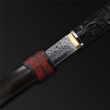 The Black Tortoise Damascus Steel Fixed Blade