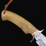 The Wanderer Damascus Steel Fixed Blade
