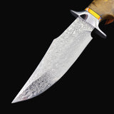 The Wanderer Damascus Steel Fixed Blade