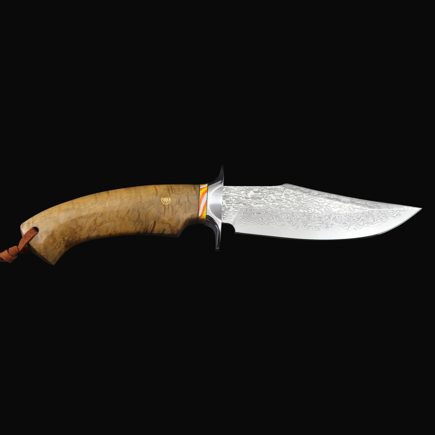 The Wanderer Damascus Steel Fixed Blade