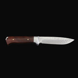 The Path Finder Damascus Steel Fixed Blade