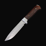 The Path Finder Damascus Steel Fixed Blade