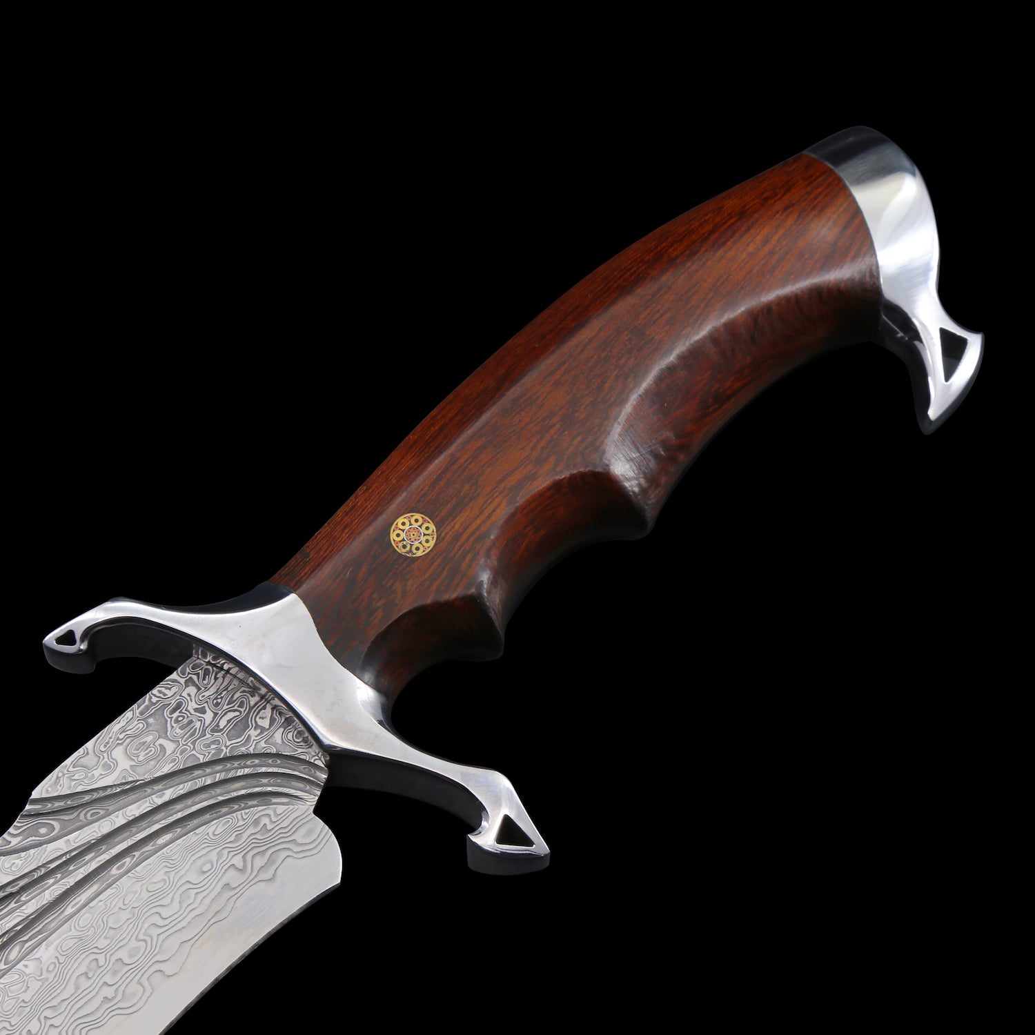 The Trigger Damascus Steel Fixed Blade