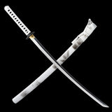 The Shiroi Handmade Katana 1060 Carbon Steel-Romance of Men