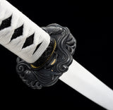 The Shiroi Handmade Katana 1060 Carbon Steel-Romance of Men
